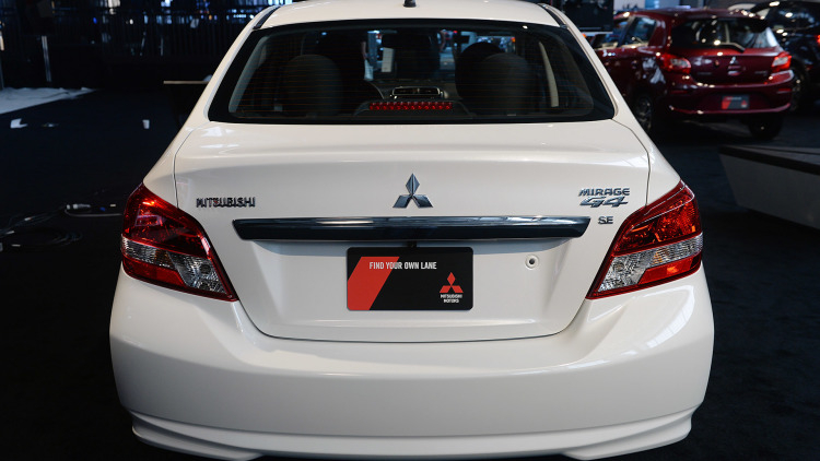 Mitsubishi Attrage 2017 nâng cấp tại Mỹ