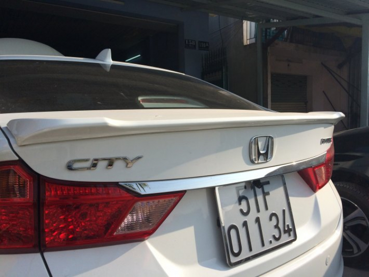 Cần tìm địa chỉ mua đuôi gió cho Honda City 2016 Cần tìm địa chỉ mua đuôi gió cho Honda City 2016