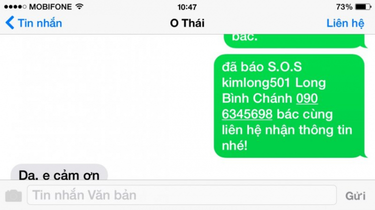 Kinh nghiệm phối hợp với S.O.S giải quyết sự cố trên đường thiên lý. Kinh nghiệm phối hợp với S.O.S giải quyết sự cố trên đường thiên lý.
