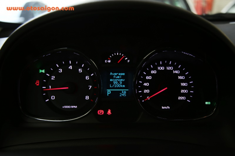 Test thử khả năng tiêu thụ nhiên liệu của Chevrolet Captiva 2016