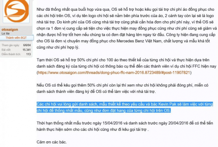 Mẫu và màu áo OS.XNL Mẫu và màu áo OS.XNL