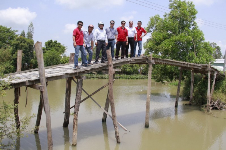 Một vài hình ảnh chuyến đi khảo sát xây cầu từ thiện tại huyện Cờ Đỏ - Cần Thơ