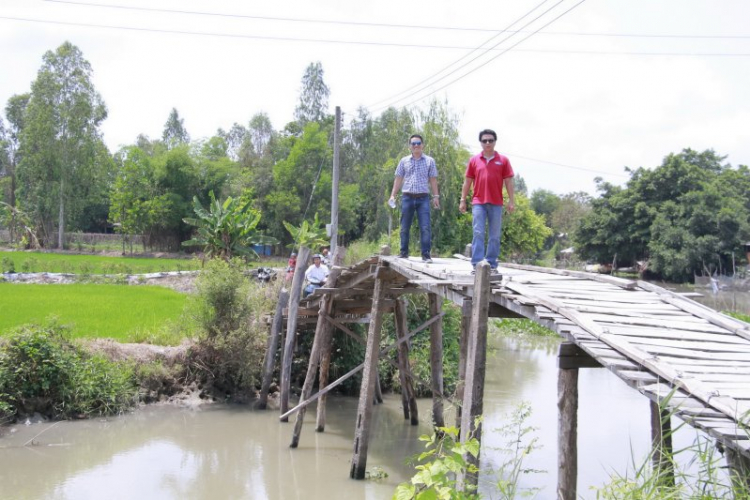 Một vài hình ảnh chuyến đi khảo sát xây cầu từ thiện tại huyện Cờ Đỏ - Cần Thơ