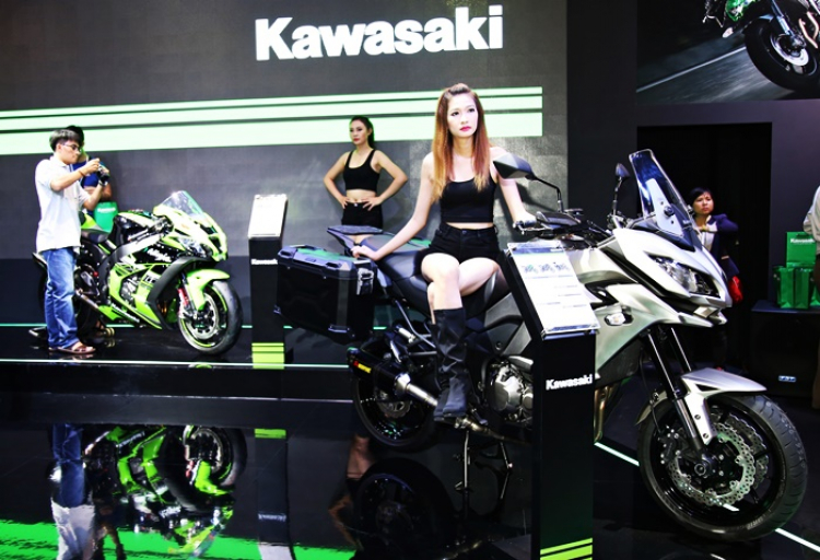 Bộ 3 xe mô-tô của Kawasaki ra mắt tại triển lãm Mô tô Xe máy 2016