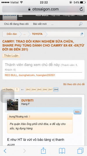 Camry: Trao đổi kinh nghiệm sửa chữa, phụ tùng Camry 8X 9X 0X (Đời 86 đến 2000) Camry: Trao đổi kinh nghiệm sửa chữa, phụ tùng Camry 8X 9X 0X (Đời 86 đến 2000)
