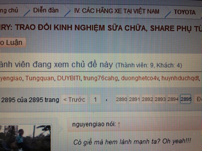 Camry: Trao đổi kinh nghiệm sửa chữa, phụ tùng Camry 8X 9X 0X (Đời 86 đến 2000) Camry: Trao đổi kinh nghiệm sửa chữa, phụ tùng Camry 8X 9X 0X (Đời 86 đến 2000)