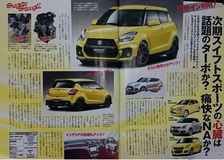 Suzuki Swift Sport 2017 đây rồi các bác ơi