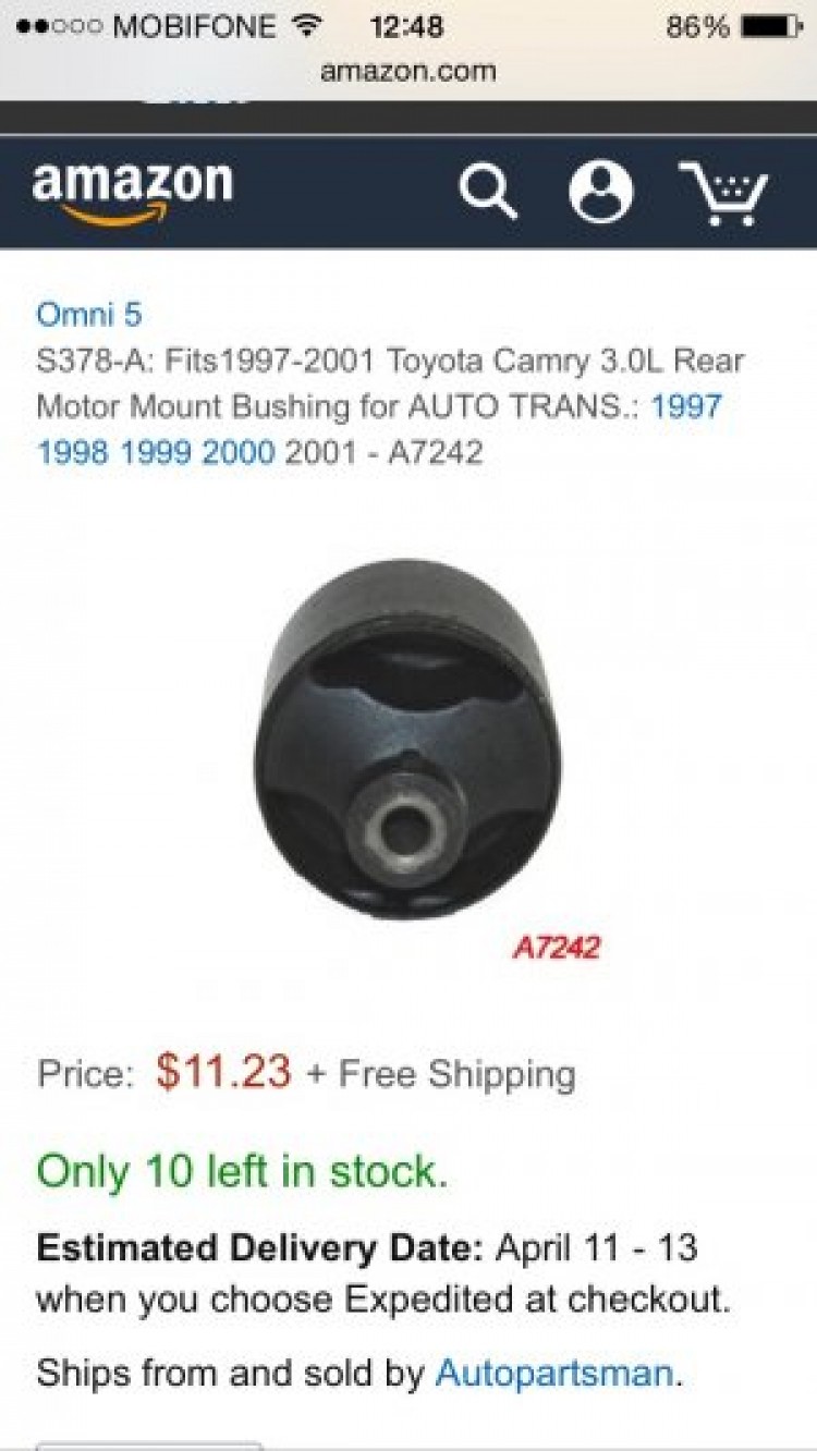 Camry: Trao đổi kinh nghiệm sửa chữa, phụ tùng Camry 8X 9X 0X (Đời 86 đến 2000) Camry: Trao đổi kinh nghiệm sửa chữa, phụ tùng Camry 8X 9X 0X (Đời 86 đến 2000)