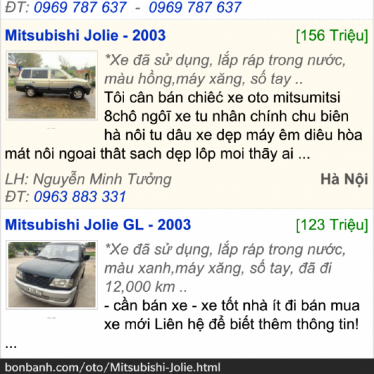 Jolie - Chiếc xe thân thiện Jolie - Chiếc xe thân thiện