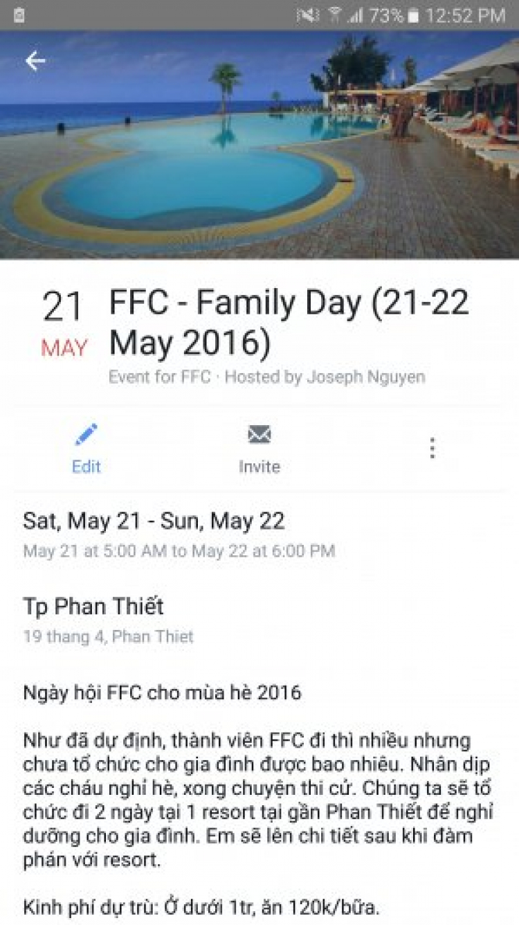 FFC - Family Day (21-22 May 2016)