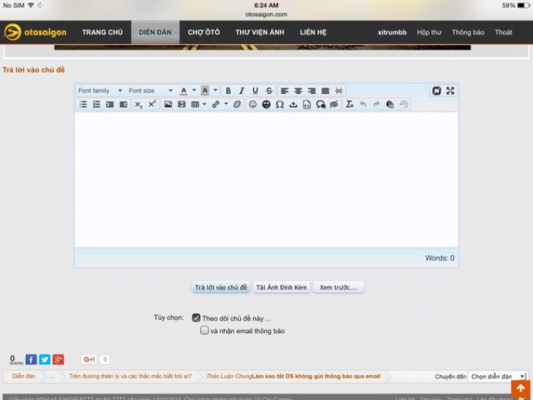 Làm sao tắt OS không gửi thông báo qua email Làm sao tắt OS không gửi thông báo qua email