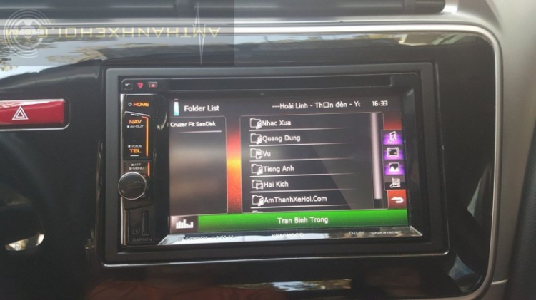 DVD cho Honda City 2016