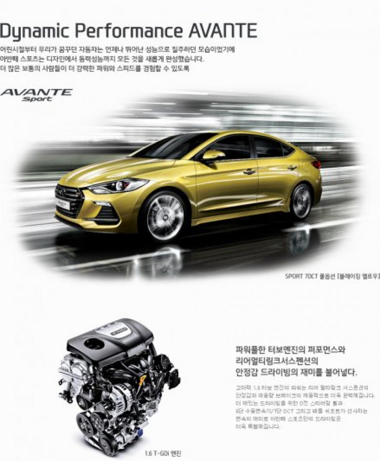 Hyundai Elantra Sport 201 mã lực chính thức ra mắt
