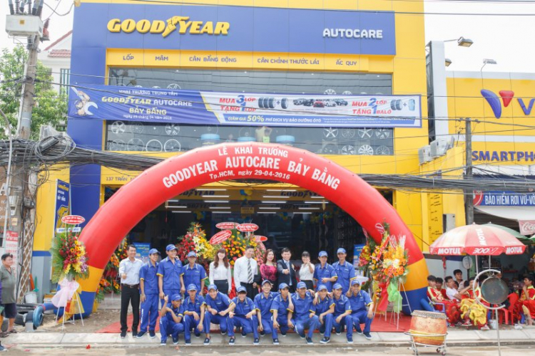 Goodyear Autocare Bảy Bằng ra mắt chi nhánh 2