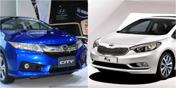 Nên chọn honda City hay Kia K3 ?