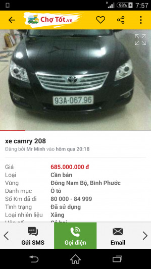 Camry: Trao đổi kinh nghiệm sửa chữa, phụ tùng Camry 8X 9X 0X (Đời 86 đến 2000)