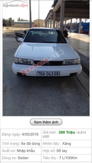 Camry: Trao đổi kinh nghiệm sửa chữa, phụ tùng Camry 8X 9X 0X (Đời 86 đến 2000) Camry: Trao đổi kinh nghiệm sửa chữa, phụ tùng Camry 8X 9X 0X (Đời 86 đến 2000)