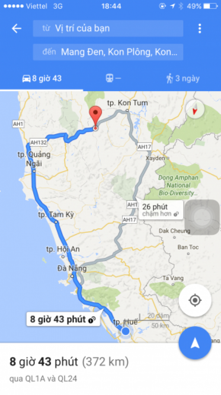 Vũng Tàu - Măng Đen