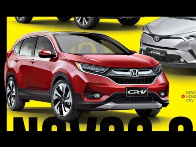 Honda CR-V thế hệ mới sẽ ra mắt vào cuối năm 2017