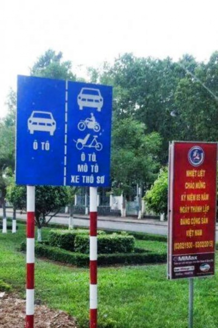 BIỂN BÁO NÀO ĐÚNG