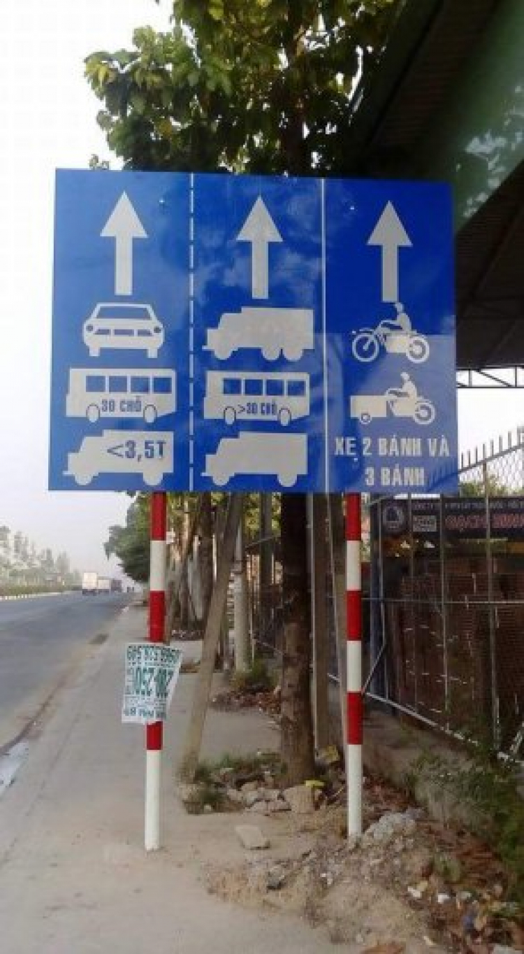 BIỂN BÁO NÀO ĐÚNG