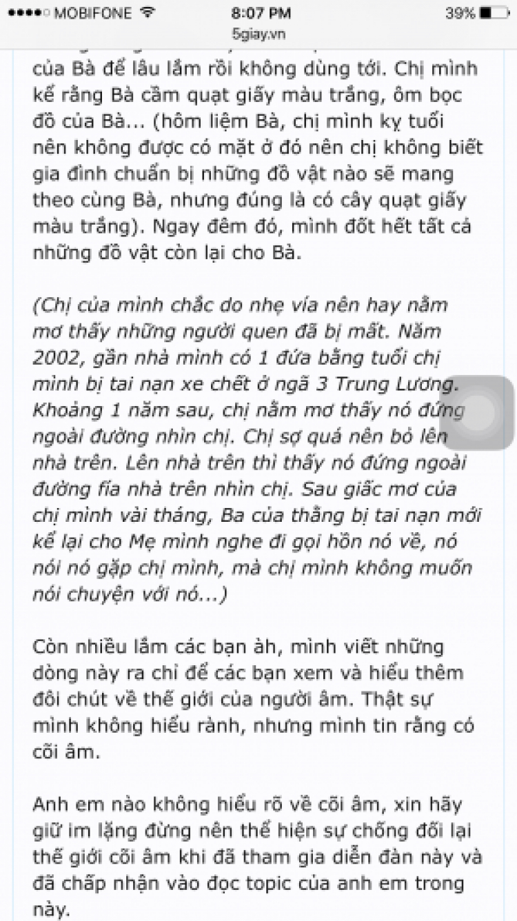 Kể chuyện ma có thật trên đường thiên lý