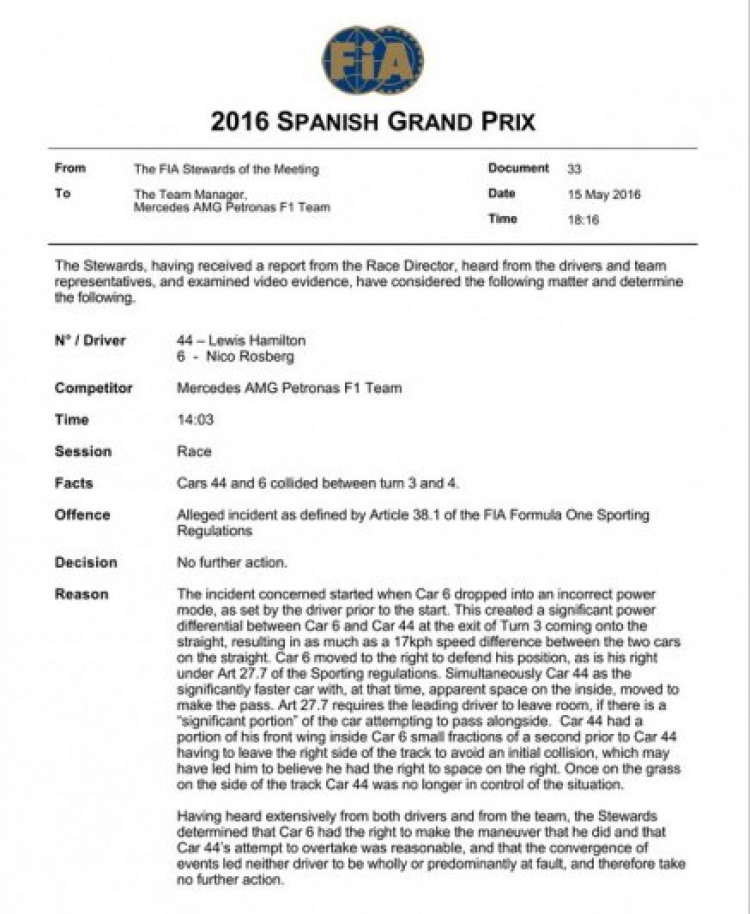 F1 2016 Spain 19:00 15/05