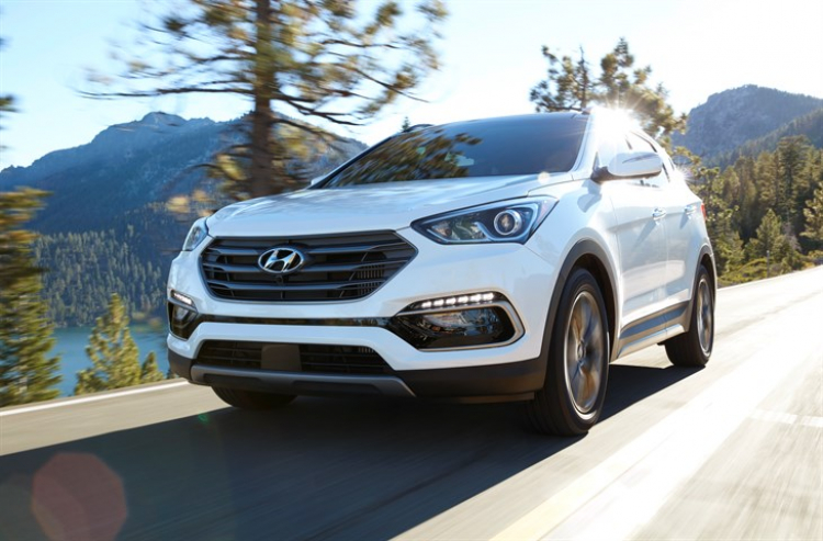 Hyundai Santa Fe Sport 2017 đạt chuẩn an toàn cao nhất