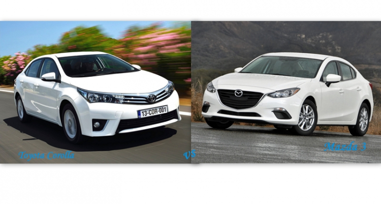 Tư vấn dùm nên chọn Toyota Corolla 1.8 hay Mazda 3 2.0  ?