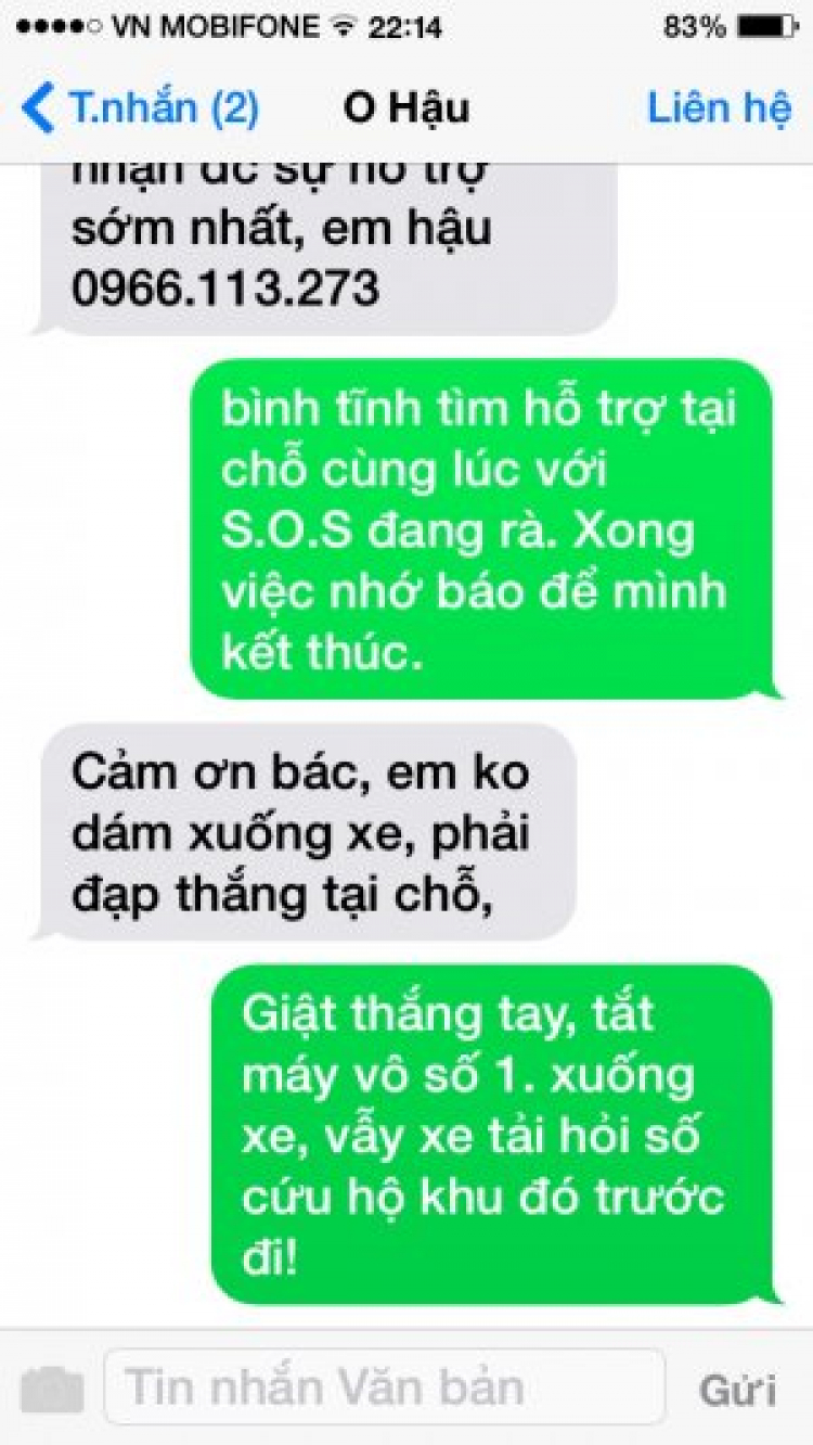 Khẩn cấp! O.Ser cần cứu hộ trên đèo Cả có phụ nữ trẻ em Khẩn cấp! O.Ser cần cứu hộ trên đèo Cả có phụ nữ trẻ em