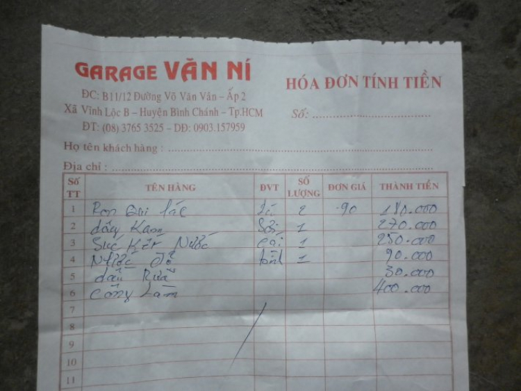 Chia sẻ kinh nghiệm tự bảo dưỡng SuZuKi WaGon Chia sẻ kinh nghiệm tự bảo dưỡng SuZuKi WaGon
