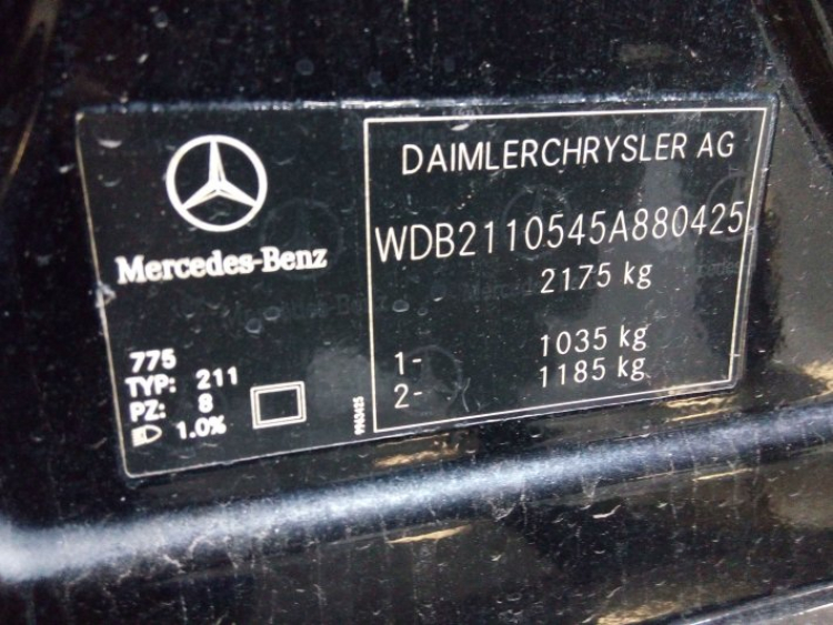 Lỗi ESP của Mer C200k W203 Lỗi ESP của Mer C200k W203