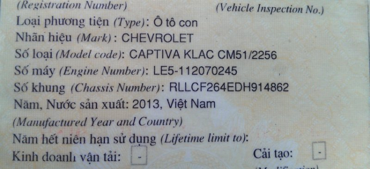 Phân biệt option Captiva 2013-2014-2015-2016 Phân biệt option Captiva 2013-2014-2015-2016