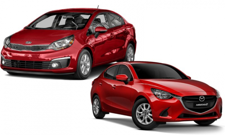 Nên chọn Mazda2 sedan hay Kia Rio sedan ?