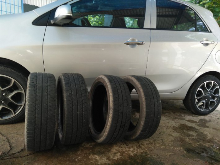 Hỏi chổ bán lại lốp xe cũ