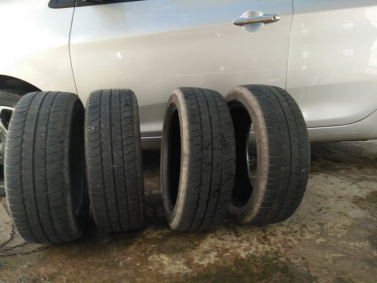 Hỏi chổ bán lại lốp xe cũ