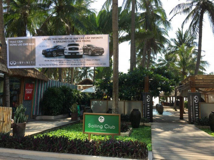 Chương trình lái thử xe Infiniti cho khách hàng Nha Trang