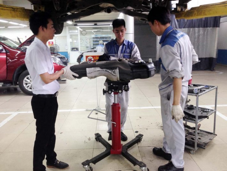 Khám phá quy trình Thaco xử lý lỗi check-engine trên Mazda3