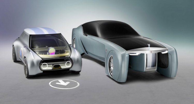 BMW tiết lộ  Rolls-Royce và Mini Vision Next 100 concept