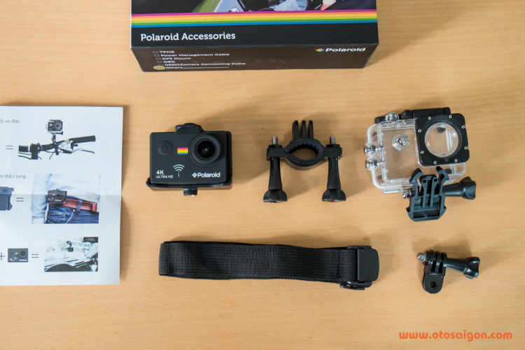 Đánh giá camera hành trình kiêm camera thể thao Polaroid S205W