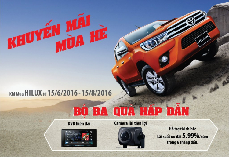 Bán Tải Hilux khuyến mãi kìa các bác!!!