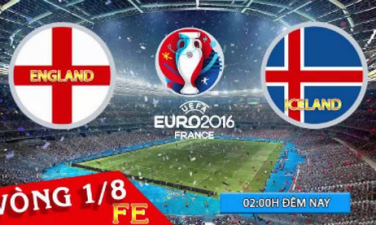 [EURO 2016] Anh vs Iceland (2h00, 28/6)