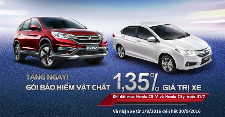 Honda Việt Nam công bố giảm giá Honda City từ 1/7/2016