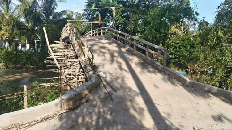 Khánh thành cầu từ thiện tại Cờ Đỏ - Khởi công xây cầu mới tại Kiên Lương