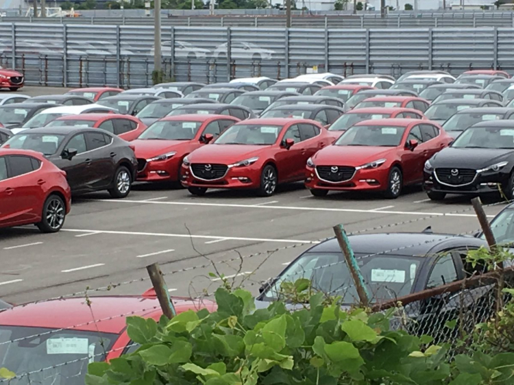 Ảnh thực tế Mazda3 facelift tại Nhật Bản