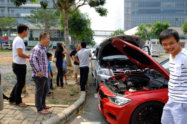 Thanh niên nghiêm túc BFC tham gia cứu hộ Mercedes GLK
