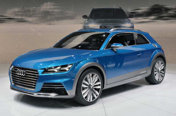 [Detroit 2014] Audi Allroad Shooting Brake: xe sang uống xăng như...xe tay ga