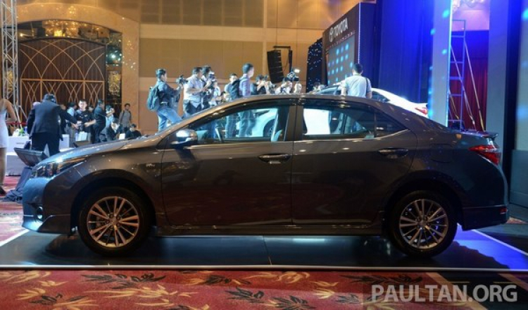 Toyota Corolla Altis 2014 chính thức ra mắt tại Malaysia