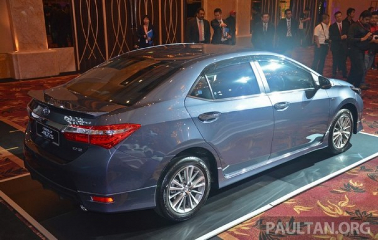 Toyota Corolla Altis 2014 chính thức ra mắt tại Malaysia