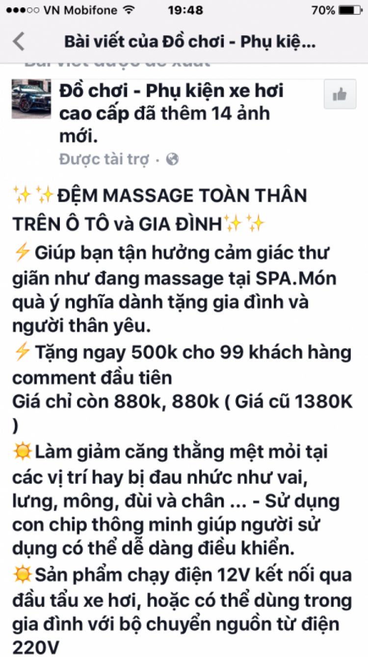 Cảnh giác ghế massa nhe các bác!